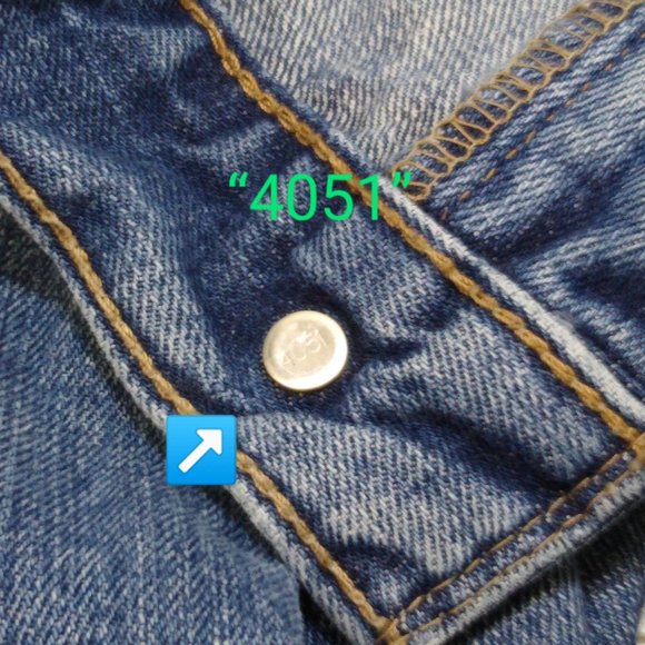 Levi's 559 Relaxed Straight Fit Vintage Denim Blue Jeans 38x30 Red Tag EUC - Picture 10 of 12